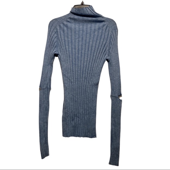 Nwot Helmut Lang Cutout Ribbed Wool 
